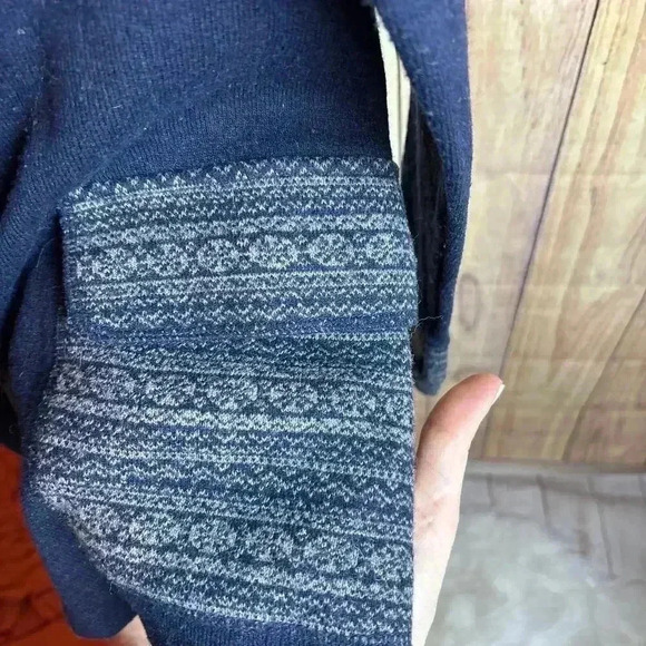 Dakini Wool Blend Jacket Sweater Navy Size M - Picture 2 of 10